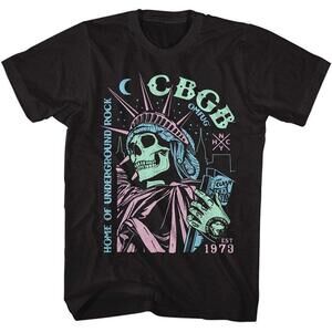 Cbgb Night Life Classic Retro Music Fan Graphic Unisex T-Shirt